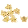 Accesorios de joyería DIY colgante de mariposa hueca de aleación colgante pequeño de aleación retro caliente D2112 europeo y americano