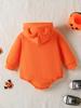 Comercio Exterior Transfronterizo Ropa para Bebés y Niños Pequeños Estilo Sudadera con Capucha Triángulo de Gateo Manga Larga de Halloween