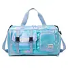 Bolsa de Gimnasio Perlada de Colores, Bolsa Deportiva y de Natación de Gran Capacidad, Separación Húmedo y Seco, Bolsa de Viaje Portátil para Uso al Aire Libre, Venta al por Mayor