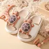 Pantuflas de Verano Eva para Niños, Diseño de Tortuga, Lindas Pantuflas para Exteriores para Niños y Niñas, Pantuflas Suaves de Doble Suela para Interiores para Niños Pequeños
