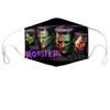 Mascarilla de Algodón de Halloween Mascarilla de Impresión Digital 3D Algodón a Prueba de Polvo Universal Personalizada para Adultos y Niños PM2.5