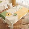 Toalha de Mesa Morandi Impermeável e à Prova de Óleo Sem Lavagem Luxo Acessível Toalha de Mesa de Alta Qualidade Anti-Risco e Anti-Queimadura Nova Toalha de Mesa 2025