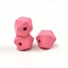 Accesorios para Joyería DIY Cuentas Octagonales Geométricas Coloridas Madera de Loto Poligonal Cuentas de Madera Octagonales Cuentas Sueltas Accesorios Hechos a Mano con Cuentas