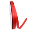 Cinta Roja Brillante, Cinta de Poliéster Acanalado Encriptado, Cinta de Seda, Cinta para Bodas, Cinta Decorativa Festiva, Cinta de Moño, Cinta de Serpentina