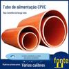 Tubo de proteção de cabos cpvc fábrica atacado rosca alta tensão enterrado tubo de energia municipal tubo de energia CPVC
