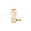 Conector sma de punto electrónico Jingran de alta frecuencia tornillo interno pin interno sma-jw engarzado cable RG174 SMA macho acodado