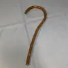 Masajeador de gancho de ratán natural para cuello, hombros, cintura y columna cervical, gancho de madera de ratán hecho a mano para dar palmaditas en la espalda