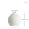 Vaso de Cerâmica Texturizado Branco Simples Pintado à Mão para Decoração Suave e Arranjo de Flores, Disponível para Vendedores de E-commerce, Lote Misto de Pedido Pequeno, Suprimento em Estoque