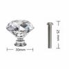 JN fornecimento de comércio exterior puxador multicolorido estilo diamante puxador de vidro cristal puxador requintado puxador para porta de armário de gaveta