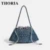 Bolso de hombro cruzado de alta costura con bolsillo interior grande, bolso tejido hecho a mano de gran venta, bolso de mano para mujer, bolso de axila