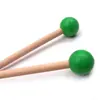 Xilofone/marimba baqueta marimba baqueta marimba baqueta Haste de ácer baqueta de teclado cabeça de silicone