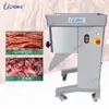 Fatiador de carne fresca de porco, boi e cordeiro Triturador de carne desfiada Elétrico comercial de aço inoxidável Fatiador de aves