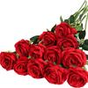 Tecido de Seda Rosa Flores Artificiais Casamento Decoração de Casa Auditório Buquê Atacado Flores Secas Adereços de Fotografia Flores