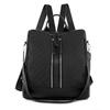Nueva moda PU estilo europeo y americano temperamento elegante gran capacidad retro casual personalidad mochila bolso de mujer al por mayor