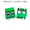 Conector de terminal de PCB tipo tornillo KF301/KF301R con paso de 5.0 mm 2P3P se puede empalmar