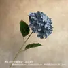 Cabeça única 90 peças de hortênsia de cinco pontas flor artificial arranjo de flores para fila de casamento guia de caminho arranjo de flores mar de flores ao ar livre decoração flor artificial