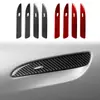 Adecuado para Porsche Taycan 19-26, este es un juego completo de molduras interiores de fibra de carbono, que incluye panel de elevalunas de cristal y paneles decorativos