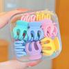 Caja de Pinzas de Agarre Pequeñas de Colores para Niña Flor Doble Cara Pinza Lateral Pinza para Flequillo Pinza Mini para Bebé Pinza de Princesa