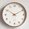 Reloj Estilo Tronco Colgante en la Pared 2025 Nuevo Reloj de Pared de Madera para el Hogar Reloj de Pared Simple Moderno para Sala de Estar Reloj Silencioso