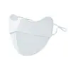 Máscara de Proteção Solar Tridimensional de Cartilagem para Mulheres, Proteção Ocular Anti-UV de Seda Gelada com Fio Original Respirável, Máscara Facial Leve para Sombreamento