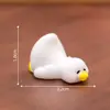 ¡Las creaciones de paisajes en miniatura son tan agotadoras! Figuritas de patitos blancos, decoraciones para casas de muñecas DIY, accesorios y adornos de escritorio en miniatura