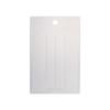 8*12cm Tarjeta para Pasador Papel Blanco Letras Impresión Plata Caliente Pinza Recta Pinza de Acero Tarjeta de Papel para Pasador 100 Hojas/Tarjeta