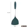 Espátula de silicone espessa anti-queimadura antiaderente para wok colher de sopa para mexer colher para mexer escorredor grande doméstico conjunto de espátulas para fritar utensílios de cozinha