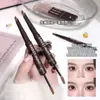 Lápiz Definidor de Cejas Menta Dulce y Tinte para Cejas Dos en Uno Impermeable y Resistente al Sudor Natural Tres Dimensionales Cejas Salvajes Definidas