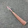 12B-7 Borla de Cuentas de Medusa Flecos Largos Traje Antiguo Hanfu Qipao Falda Mamian Nubes Traseras Accesorios Banbu