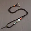 Cordón de Trébol de Cuatro Hojas de Alta Calidad Cordón Trenzado para Colgante DIY Hebilla de Seguridad Cordón para Colgante de Jade Correa Cómoda para el Cuello para Hombres y Mujeres Venta al por Mayor