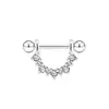 Joyería de joyería para piercing con diseño de diablo del amor, estilo bohemio, incrustado con perlas y cobre.