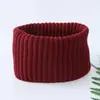 Braga de Cuello de Cachemira para Otoño e Invierno para Hombres y Mujeres, Protector de Cuello Tejido de Cachemira Engrosado y Cálido, Bufanda y Braga de Color Sólido