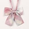 Uniforme escolar estilo japonés con cuello floral pequeño, corbata de lazo Jk, traje de marinero holgado con corbata de lazo
