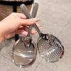 Cuchara de Servir Engrosada de Acero Inoxidable 201 para Cocina Casera, Cuchara Grande para Sopa, Cuchara Ranurada, Uso Comercial en Hoteles, Cuchara Pública Especializada