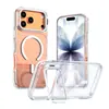 Funda de teléfono compatible con iPhone 18 Pro Max con Carga Magnética y Soporte para Lente, Cubierta Protectora Anti-Caídas de Alta Transparencia para Apple 17
