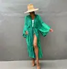 2022 Nova Blusa de Praia Transfronteiriça Amazon Estampa Tie-dye Cardigã com Proteção Solar Blusa Externa para Biquíni para Mulheres