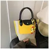 Bolso de Hombro de Moda Transfronterizo para Mujer 2025 Nuevo Diseño de Combinación de Colores Bolso de Mano Versátil para Viajes Diarios y Salir Bolso Cruzado
