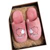 Venda Quente Transfronteiriça Ponto de Venda Chinelos Domésticos Bordados Silenciosos de Solado Macio para Homens e Mulheres Chinelos Peludos para Interior e Exterior Personalização de Pequenos Pedidos
