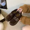 Mocassins sapatos slip-on femininos sapatos Birkenstock quentes que aumentam a altura sapatos de dirigir forrados de fleece botas de neve de inverno sapatos de lã e algodão preto