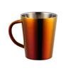 Alça tropical isolada de camada dupla Milk Cup 304 copo de água de aço inoxidável caneca de restaurante coreano logotipo da taça de cerveja