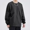 Nueva camiseta de anime estampada de manga larga para primavera y otoño, camiseta interior estampada estilo Hong Kong para hombre, top elegante para usar en capas o solo, ropa de otoño