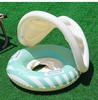 Estilo nórdico con asiento sombrilla toldo asiento para niños anillo de natación inflable de pvc anillo de natación juguete para nadar anillo de natación