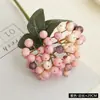 Navidad Ramo de Flores Artificiales de Bayas Pequeñas Decoración de Escena Ramo de Frutas Pequeñas Realista de Gama Alta Flores de Boda Flores Falsas
