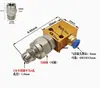 Boquilla para Secador de Pelo de Acero Inoxidable Cuchilla de Viento Boca Plana Soplando Refrigeración Bloque de Aluminio Base de Fijación Boca Puntiaguda Soplando Refrigeración Boquilla de Aire