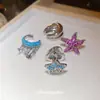 Pinza para Oreja Súper Brillante de Zirconia con Forma de Estrella para Mujeres Sin Perforación, Exquisita, Compacta, Brazalete de Oreja Único, Diseño de Nicho, Pendientes Elegantes