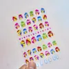 Tomoni Pegatinas para Manicura Finas y Resistentes Estilo Creativo Pegatinas para Uñas Tendencia Paquete de Expresión Inteligente Pegatinas para Manicura Estilo Mixto