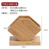 Portapalillos de madera de bambú para uso comercial, jaula de palillos de bambú con drenaje, cubo de palillos de bambú, portapinchos de bambú para restaurantes y hoteles