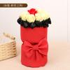 Buquê de Algodão Bolha, Buquê de Rosas com Boneca, Presente para Namorada ou Melhor Amiga, Buquê para Natal ou Aniversário, Flores Feitas à Mão