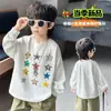 Sudadera de Manga Larga para Niños Primavera y Otoño 2026 Nuevo Estilo Moda Coreana para Niños Camiseta Ropa de Otoño para Bebé Niño Top Tendencia t