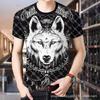 Nueva Camiseta de Verano 3D de Manga Corta para Hombre, Social, Moderna, Casual, de Media Manga, Cuello Redondo, Personalizada, Estampada, Top, Camiseta para Comercio Exterior